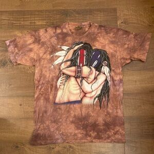 The Mountain Native American Artistic Embrace Boho Tribal Y2K Streetwear XXL